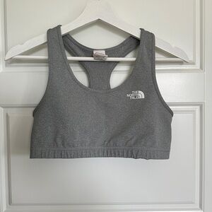 The North Face Gray Racerback Sports Bra